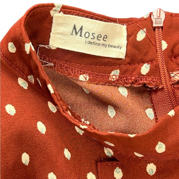 Polka Dot Kate Middleton Inspired Long Sleeve Maxi Shirt Dress - Picture 8 of 10